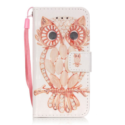 

Owl Design PU Leather Flip Cover Wallet Card Holder Case for IPHONE 5