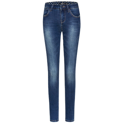 

Semir Lady in the low waist Slim cowboy trousers Korean tide 11116240013 cowboy dark blue 30