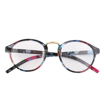

Retro Geek Vintage Nerd Large Frame Fashion Round Clear Lens Glasses