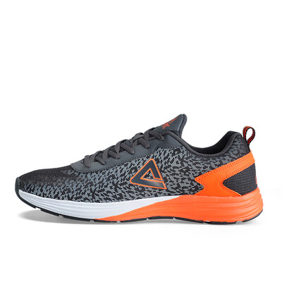

Peak male running shoes Magnetite Fluorescent Orange 43 yards
