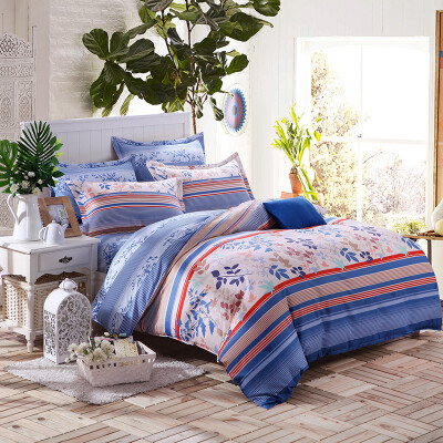 

Antarctic Suite Home Textiles Cotton Printing Bedding Four-piece Cotton Bed Sheets Drunk Breeze for 15m -18m Bed