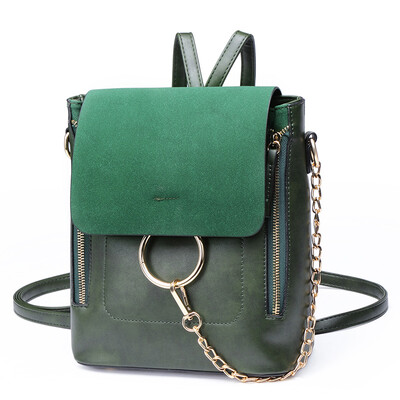 

Lady Ma Lanti рюкзак сумка на плечо цвет пакет обложка кольцо маленький боковой мода мода сумка на плечо S069 зеленый