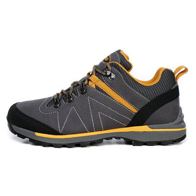 

THE FIRST OUTDOOR hiking shoes outdoor hiking off-road hiking shoes 842610 male gray khaki 44 yards