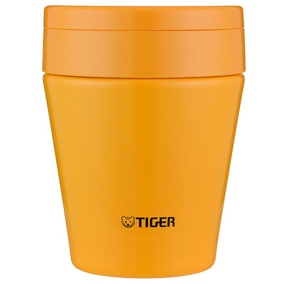 

【Jingdong supermarket】 Tiger brand (Tiger) insulation Cup stainless steel mouth soup cup porridge cup MCC-B30C-YS pumpkin yellow 300ml