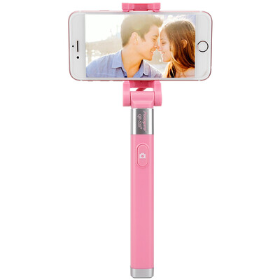 

Fotopro QP-520 Upgraded Self-timer Self-timer Artifact with Apple Samsung Huawei Plug&Play Couple Self-timer Pink