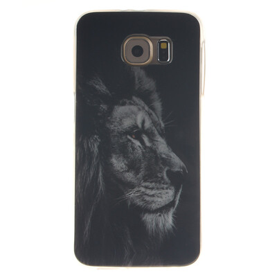 

Black lion Pattern Soft Thin TPU Rubber Silicone Gel Case Cover for SAMSUNG GALAXY S6 G920