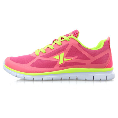 

(XTEP) ladies fashion leisure retro breathable comfortable wild running shoes 985218119513 red and green 35