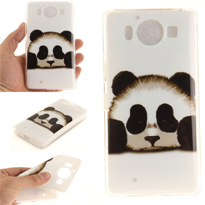 

Panda Pattern Soft Thin TPU Rubber Silicone Gel Case Cover for Nokia Lumia950