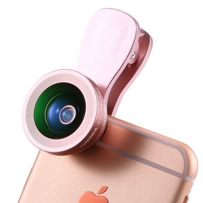 

Chuang cherllo 034R mobile phone lens wide-angle macro set rose gold apple iphone Huawei millet oppo general high-definition self-portrait camera SLR external camera
