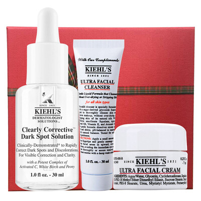 

Kiehl's set Whitening Essence Kit (set Whitening Essence 30ml + sample * 2) skin care products gift box random