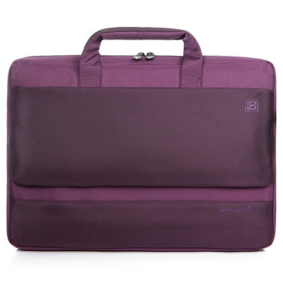 

British BRINCH 156-inch waterproof nylon material portable shoulder notebook computer bag BW-203 purple