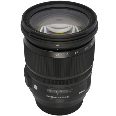 

SIGMA ART 24-105mm F4 DG OS HSM Full Frame Большой диагональный стандартный объектив с увеличенной диафрагмой Zoom (Canon Cap)