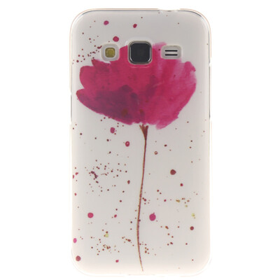 

Purple orchid Pattern Soft Thin TPU Rubber Silicone Gel Case Cover for SAMSUNG GALAXY CORE Prime G360