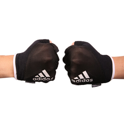 

Adidas Adidas gloves imported fitness non - slip dumbbells semi - gloves green  code