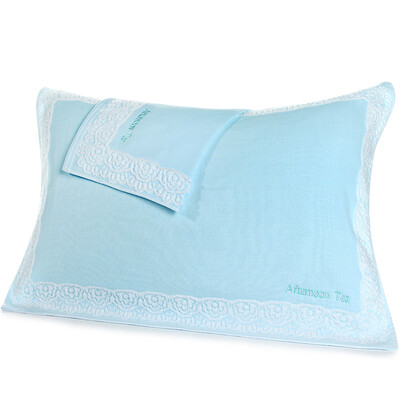 

Jingdong Supermarket Sanli cotton cloth side pattern pattern pillow 1 on AB version 53 × 75cm 2 with rose powder
