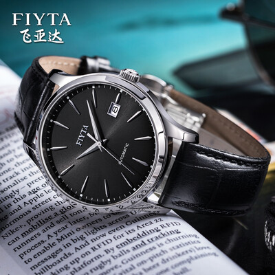 

FIYTA (FIYTA) часы Lang Сюань серии мужской смотреть классический бизнес-часы черный пластины черного пояса WGA1010.WHB