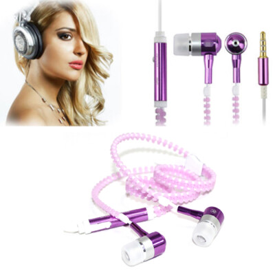 

MyMei 3.5mm Glow Light Headphones Earphones Headset Luminous zipper In-Ear headphone