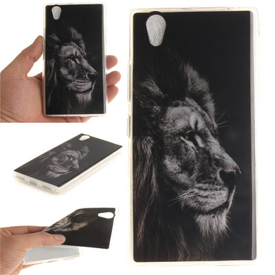 

Black lion Pattern Soft Thin TPU Rubber Silicone Gel Case Cover for Lenovo P70
