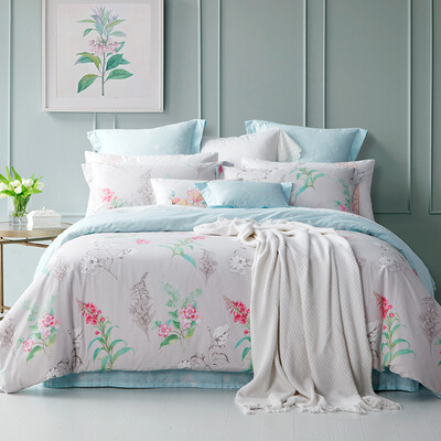 

Вкусное постельное белье Домашний текстиль Twill Twill Prints 4 шт. Удобные постельные принадлежности Анклав Пасторальный мед 1,8 м. Кровать 220 * 240 см