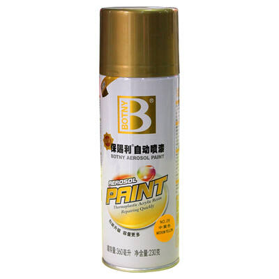 

Botny automatic painting botny car paint motor paint graffiti spray paint pot wall wheel paint gold 230g B-1924 40 white