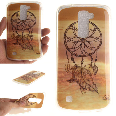 

Обложка Dreamcatcher Pattern Мягкий тонкий ТПУ резиновый силиконовый гель чехол для LG K10