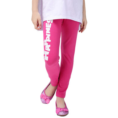 

Xin Song girl&39s leggings children&39s pants in the big children&39s pants tights pants pants children&39s casual pants pants spring&autumn children&39s trousers female rose red E067B 150