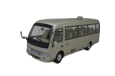 

124 scale Toyota Coaster 2013 diecast model car Beige