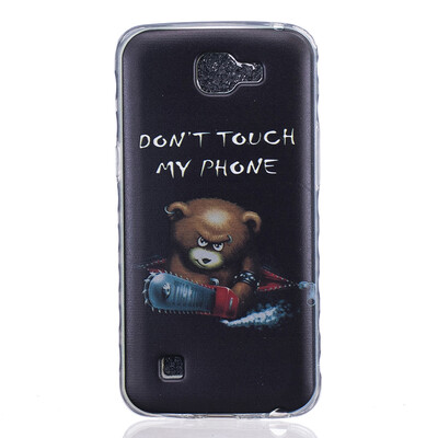 

Bear Pattern Soft Thin TPU Rubber Silicone Gel Case Cover for LG K4