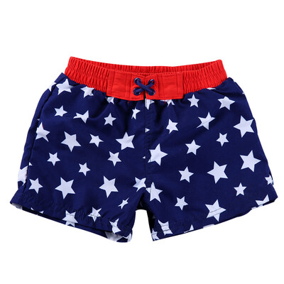 

Hugmii children beach pants boys summer shorts casual tide summer boy shorts ZSTKWM01 navy blue 150 yards