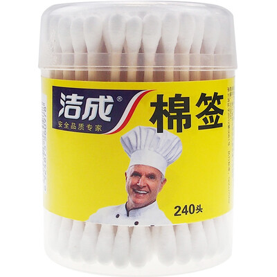 

Jingdong Supermarket] Jie Cheng cotton swab stick clean cotton pad 240/120