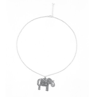 

New Charm Elegant Fashion Elephants Pendant Sweater Chain Retro Necklace