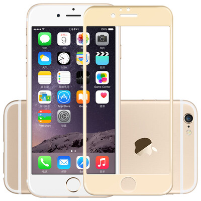 

Мей Йи iPhone6S / 6 6 стальной мембраны Apple, телефон защитная пленка, охватывающая весь 4,7 дюйма - Тиран золото