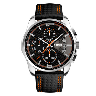 

skmei watch business-style yellow 9106