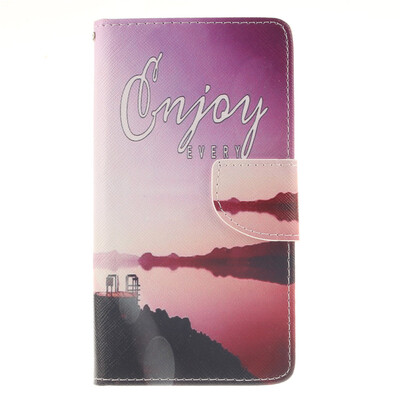 

Seaside scenery Design PU Leather Flip Cover Wallet Card Holder Case for LG G4