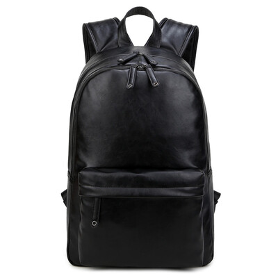 

Landcase Shoulder Bag Male PU Leather Backpack Korean Tide Travel Bag Business Casual Male Bag 7515 Black