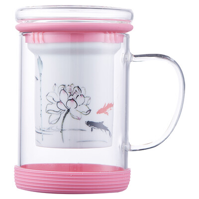 

Jingdong Supermarket] Youjia ceramic filter glass Mingxiang ancient tea ceremony cup 400ML green U-2042