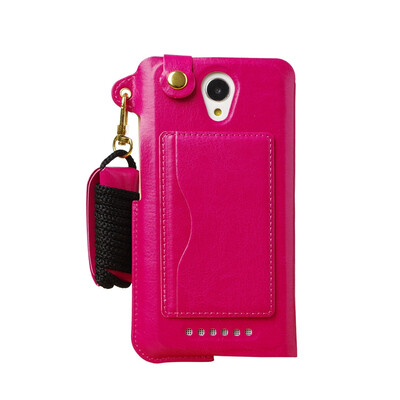 

MOONCASE Detachable Lanyard PU Leather Hanging Neck Strap with Headphone Manage and Credit Card Slots Case For Xiaomi Redmi Note 2