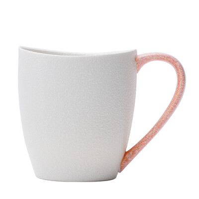 

Impression is not stone for snowflake glaze mug pink