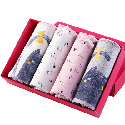 

Cat MiiOW 4 ladies underwear female sexy low waist briefs cartoon printing women&39s youth girls underwear M