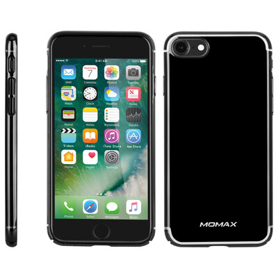 

Мо Миши (MOMAX) iPhone7 / 8 7/8 Apple, телефон оболочки телефон оболочки защитную крышку все включено DROP трудно гальваническим металлические яркие черные 4,7 дюйма