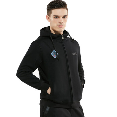 

Playboy (PLAYBOY) HM6514009 Мужской свитер Подростковая с капюшоном Толстовка с капюшоном с капюшоном Куртка Модная куртка Черная 3XL