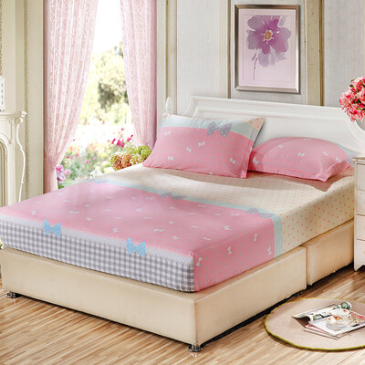 

Ewe mattress cover protective cover double increase 40 cotton twill anti-slip bed 18 meters bed small fresh 180 200 25cm