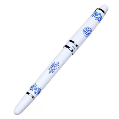 

Hero (HERO) 449 blue and white porcelain iridium gold pen