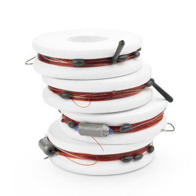 

Vickers WEIS hand-tied to facilitate the line group more specifications tied to the fish line fishing line main line sub-line fishing line set a group of four with double hook 4.5M1.5 #