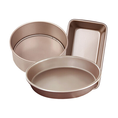 

Yang Chen baking mold three sets of cake cake biscuits pizza baking tools oven with baking mold 6 inch cake mold 1 pounds tiger mold 8 inch deep pizza plate