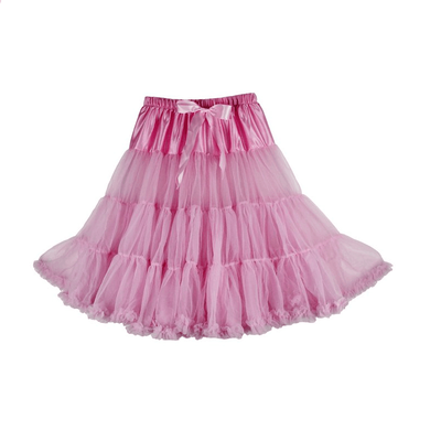 

B & N женщина 63см один слой Long Petticoat Тюль Pettiskirt Юбка туту Рокабилли
