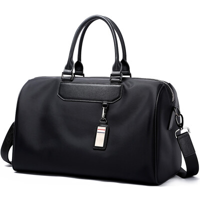 

[Supermarket] Jingdong Bo card business bags travel bag Shoulder Messenger bag computer bag men short large-capacity duffel bag travel bag black boarding 732-003021