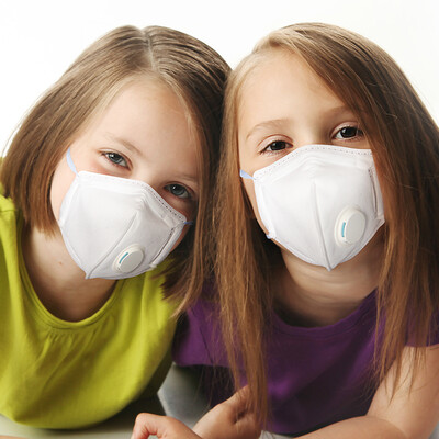 

Epc children anti-fog haze masks dust anti-pm2.5 particles children baby school school winter warm breathable with a breathing valve head wear ear-style comfort M medium 1