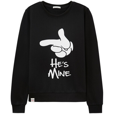 

Meters bonwe Women&39s Finger Print Knit Pullover Black 160 84A
