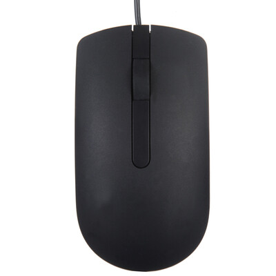 

Dell (DELL) MS116 wired mouse color box packaging black mouse cable